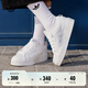 adidas NIZZA PLATFORM厚底增高運(yùn)動(dòng)帆布鞋男女阿迪達(dá)斯三葉草   白   37