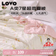 LOVO羅萊生活 夏被子 A類(lèi)抗菌防螨夏涼被纖維被空調被 2.4斤200*230cm