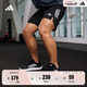 adidas速干運動健身短褲男裝阿迪達斯官方HK9549   黑色   L