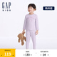 Gap【大小童同款】女童雙面磨毛長(zhǎng)袖睡衣套裝646205 淡紫色 110 cm(4-5歲) 亞洲尺碼