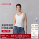 愛(ài)慕（Aimer）內衣女夏季打底寬肩帶帶杯帶胸墊背心上衣AM72B511 S 