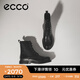 愛步（ECCO）男士短靴 工裝靴系帶皮靴男士靴子 都市首爾522304 黑色52230401001 42
