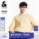 杰克·瓊斯（JACK&JONES）男裝秋冬新款時尚百搭舒適羊毛衫男套頭針織衫靜奢風(fēng)毛衣男打底衫 A07 嫩黃色 L 180