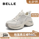 百麗老爹鞋女24秋商場(chǎng)同款透氣網(wǎng)面單鞋B4G1DCM4 白色 38