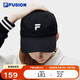 FILA FUSION斐樂潮牌棒球帽情侶款秋季新休閑帽子鴨舌帽