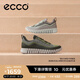 愛步（ECCO）老爹鞋男 休閑運(yùn)動鞋男士復(fù)古跑步鞋風(fēng)琴鞋 靈動525254 軍綠色/橡果綠/砂礫灰 43