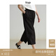 旅途原品（ltyp）八分褲女蘿卜褲60支匹馬棉新款個(gè)性時(shí)髦大寬松休閑百搭秋 經(jīng)典黑-60支匹馬棉 M/160cm（現貨）