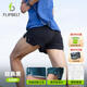 Flipbelt 飛比特空氣褲Pro男士腰包短褲透氣跑步運動(dòng)褲5英寸 經(jīng)典黑 L 