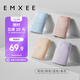嫚熙（EMXEE）內(nèi)褲女抑菌低腰托腹懷孕早中晚期月子無痕棉內(nèi)褲4條裝組合L