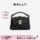 BALLY巴利【七夕禮物】女包皮革單肩斜挎手袋手提包6302497 黑色 均碼
