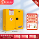 巨瑞防爆柜化學(xué)品安全柜工業(yè)30加侖油漆酒精防爆箱危險品?；穬Υ婀?30加侖黃，票證齊全 安檢包過(guò)