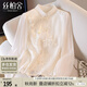 絲柏舍新中式襯衫2025春夏新款女裝時(shí)尚國風(fēng)流蘇寬松款襯衣