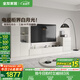 全友家居落地電視機(jī)背景柜組合墻柜家用客廳抽屜式儲(chǔ)物收納置物柜子 電視柜主柜+高附柜+矮附柜