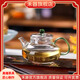 禾器·斑斕禾器瑾玉壺泡茶壺耐高溫玻璃茶壺和器小號家用綠茶小泡壺手工茶具 瑾玉壺-湖綠色- 205ml