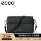 愛(ài)步（ECCO） 單肩包女 輕奢休閑簡(jiǎn)約通勤斜挎包  大號方包9107776 HL黑色910777690000均碼