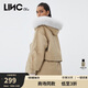 金羽杰摩登輕薄羽絨派克服女短款秋冬季新潮毛領(lǐng)薄款羽絨服女Y21602268