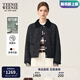Teenie Weenie小熊女裝棉服2025冬季新款時(shí)髦菱形格保暖巴恩風(fēng)外套 黑色 M