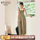 Olrain【七夕】歐芮兒卡其色時(shí)尚套裝女春季2025新款時(shí)尚連體工裝背帶褲 卡其色 M 160/68A/M