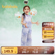 巴拉巴拉童裝兒童短袖套裝女童2025夏裝兩件套國風(fēng)長(cháng)褲新中式208225119017