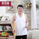 俞兆林2件中老年男士背心純棉老人打底汗衫夏季寬松爸爸爺爺汗衫 中老年背心男白色2件 120（165-185斤）