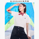 佐丹奴短袖Polo衫女萊卡棉珠地布元氣小刺繡翻領(lǐng)上衣05315390