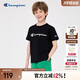 Champion【涼感科技】冠軍男女童短袖T恤2025夏季新款大小童親子裝上衣
