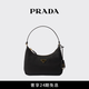 PRADA/普拉達(dá)【禮物】女士Prada Re-Edition 2005 Re-Nylon迷你手袋 黑色-金色徽標(biāo)