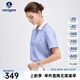 Navigare意大利小帆船時尚短袖T恤衫女士25夏季新款翻領(lǐng)體恤衫通勤POLO衫 航線藍 M