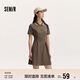 森馬（Semir）連衣裙女收腰修身夏季撞色polo領(lǐng)短裙學(xué)院運(yùn)動(dòng)風(fēng)101324114028