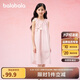 巴拉巴拉女童裙子兒童連衣裙2025夏裝中大童無袖裙子甜美208225111024