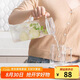 樂扣樂扣（LOCK&LOCK）透明蓋涼水壺 玻璃冷水壺泡茶壺帶把家用大容量耐高溫杯子1.3L