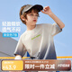 ASK JUNIOR童裝男童2025夏輕薄快干漸變短袖插肩運(yùn)動(dòng)t恤男兒童 灰色 140