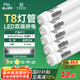 FSL佛山照明T8燈管LED雙端長0.6米8W日光色6500K5只裝