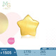 周生生七夕禮物黃金轉(zhuǎn)運珠足金Charme浪漫奇緣星星不配繩92305C定價