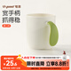 世喜敞口杯喝水喝奶 兒童漱口杯子寶寶刷牙杯 一杯三用