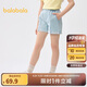 巴拉巴拉童裝兒童短褲女童2025夏裝牛仔休閑中大童褲子208225110002