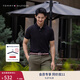 TOMMY HILFIGER【輕系列】夏季男裝撞色鑲邊翻領(lǐng)POLO/珠地棉商務(wù)修身純色短袖T恤 【修身款】深海藏青CJM L （推薦：140-155斤）