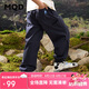 MQD童裝男大童工裝大口袋百搭休閑褲 藏青 150cm