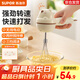 蘇泊爾（SUPOR）打蛋器無(wú)線(xiàn)攪拌打蛋機烘焙手持自動(dòng)攪蛋工具電動(dòng)迷你奶油打發(fā)器 三檔調速  含充電線(xiàn)+貼紙