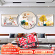 彼楓現代簡(jiǎn)約輕奢三聯(lián)畫(huà)新款高檔大氣客廳裝飾畫(huà)沙發(fā)背景墻掛畫(huà)寓意好 P0957 80*60/80*80/80*60水晶膜金pvc邊