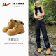 回力（Warrior）馬丁靴女秋季英倫風(fēng)女鞋登山工裝短靴子 1327 駝色 40