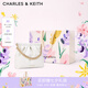 CHARLES&KEITH鏈條單肩腋下托特包流浪包包女包女友生日七夕禮物CK2-20671559 White白色 M