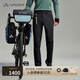 巍德（VAUDE）春秋男褲戶外長褲cordura抗撕裂軟殼褲男徒步登山防風(fēng)褲褲子 【微厚款】VAUDE黑-VG2539303 L