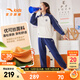 安踏兒童女大童運(yùn)動套裝2025年秋季新款時尚優(yōu)可絲衛(wèi)衣褲子綜訓(xùn)針織套 [春秋套裝]高領(lǐng)藍(lán)衛(wèi)衣+/深藍(lán)長褲 兩件套 150 cm