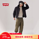 Levi's李維斯男士直筒美式休閑時(shí)尚慵懶隨性寬松顯瘦傘兵工裝褲 軍綠色 M
