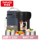 泰福高（TAFUCO）304不銹鋼三層保溫飯盒上班族大容量學(xué)生成人1.5L便當(dāng)盒  T2542