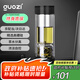 果茲（GUOZI）茶水分離杯雙層高硼硅玻璃杯辦公家用水杯男泡茶杯子教師節(jié)禮物