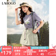 lagogo【輕戶外】舒適工裝裙褲女拉谷谷2025年夏季新款寬松短褲 卡其綠 M