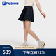 FILA FUSION斐樂潮牌裙褲女2025秋新款時(shí)尚休閑基礎(chǔ)簡(jiǎn)約百褶褲裙 寶石深藍(lán)-DB L 170/70A/L