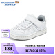 Skechers斯凱奇兒童寶寶春秋休閑鞋男幼童時(shí)尚潮流板鞋輕便小白鞋405638N 白色/WHT 26